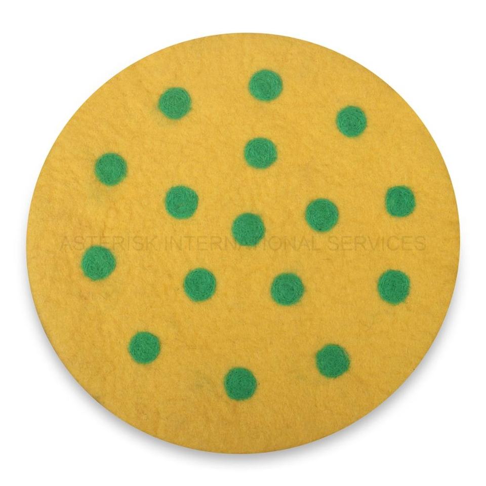 spotted-green-dot-felt-seat-yellow-cushion