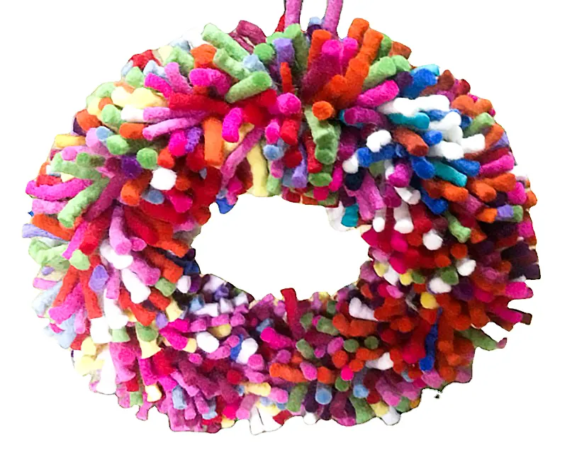 Felt Wool Christmas Wreath