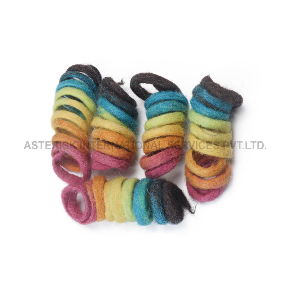 Handmade Spring Cat Toys Set- Wool Felt Play Set for Cats