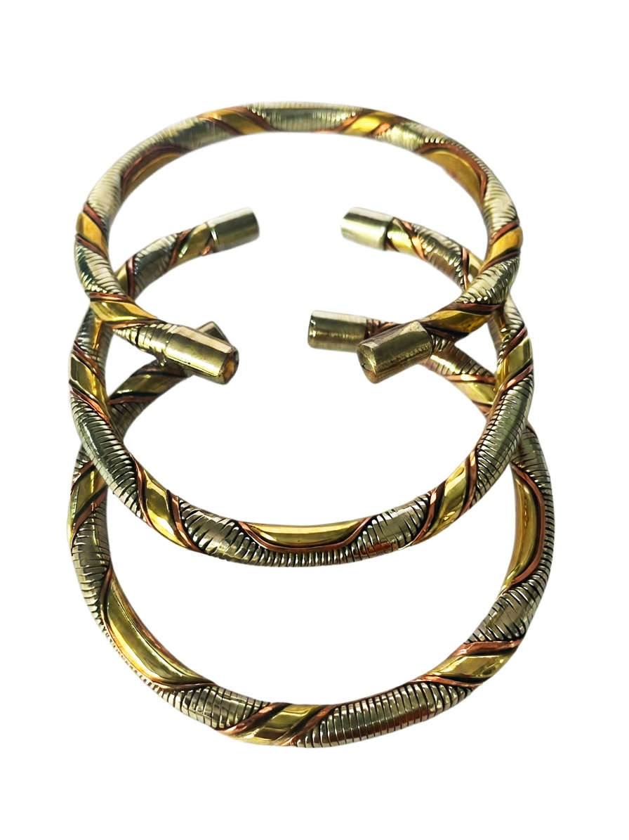 handcrafted-tri-metal-tibetan-healing-cuff-bracelet